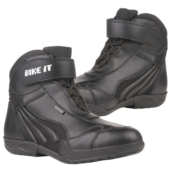 bike it Bike it 'perun' low-cut black waterproof motorcycle boot ( uk6 / eur 40)